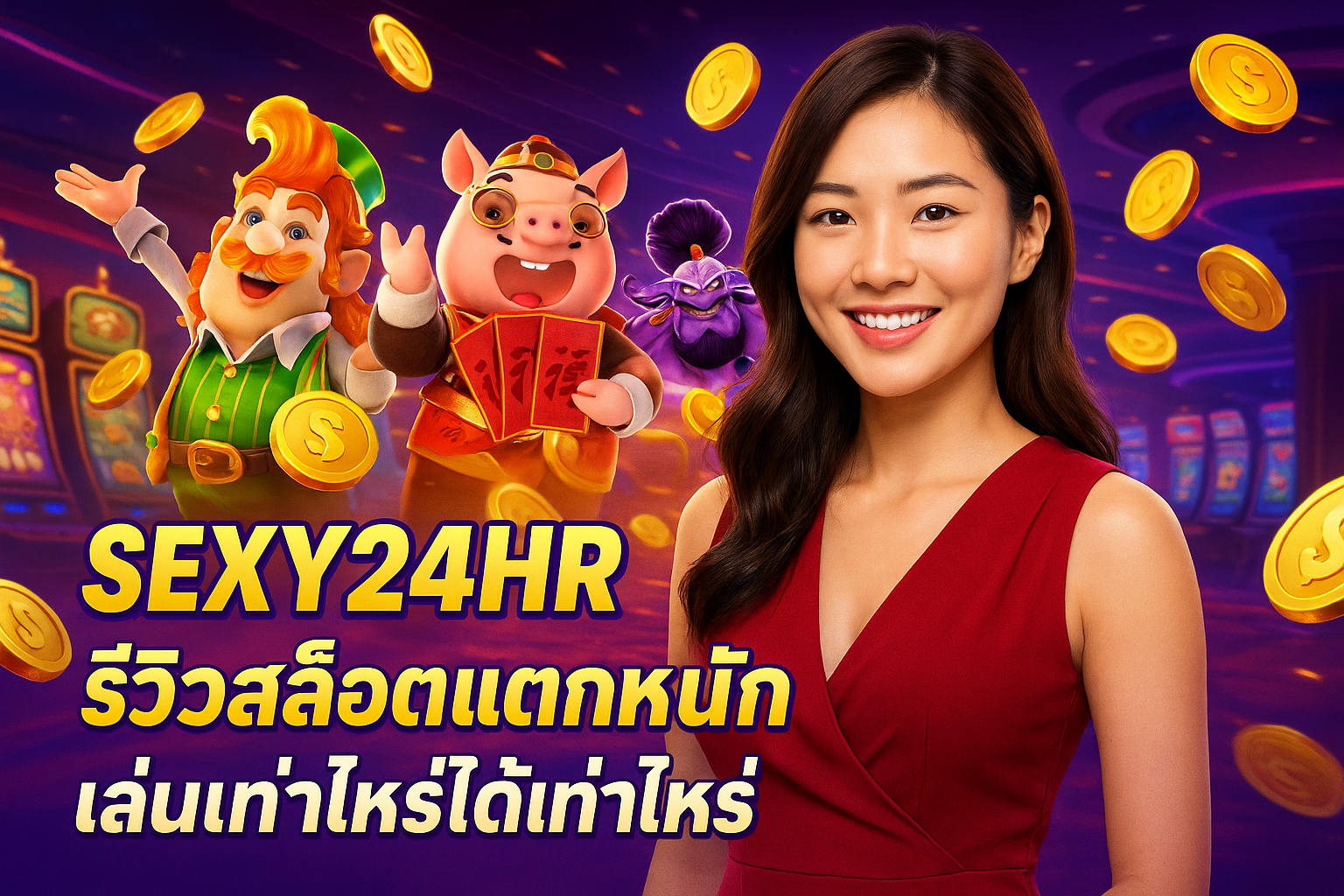 SEXY24HR รีวิวสล็อตแตกหนัก ไม่จกตา