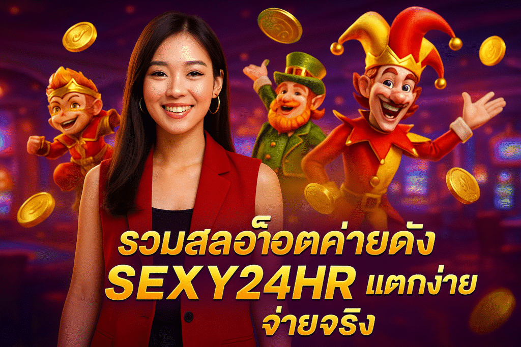 รวมสล็อตค่ายดัง SEXY24HR แตกง่าย จ่ายจริง