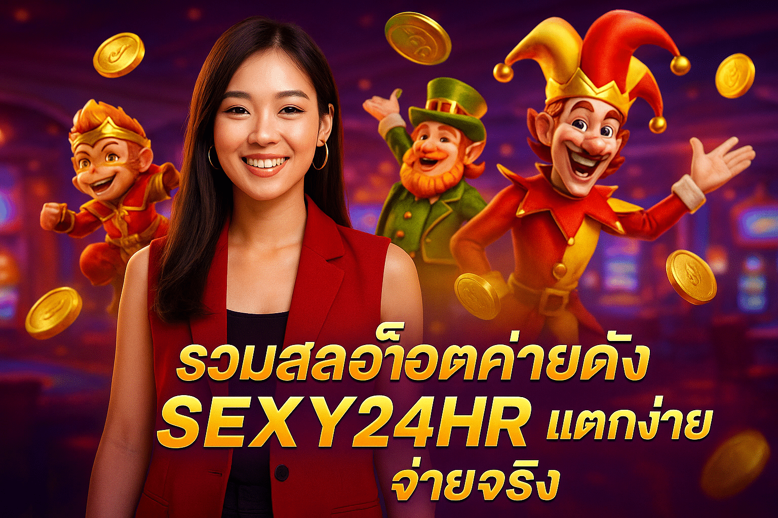 รวมสล็อตค่ายดัง SEXY24HR แตกง่าย จ่ายจริง